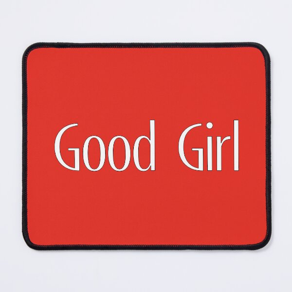 Item preview, Good Girl - White on Red designed and sold by TeaseMePleaseMe.
