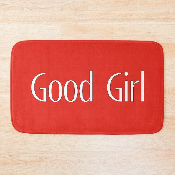 Item preview, Good Girl - White on Red designed and sold by TeaseMePleaseMe.