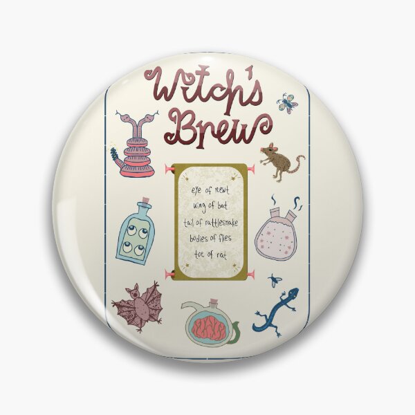 Item preview, Witch's Brew Shopping List | Blue, Green, Yellow designed and sold by Ingrid Poole.