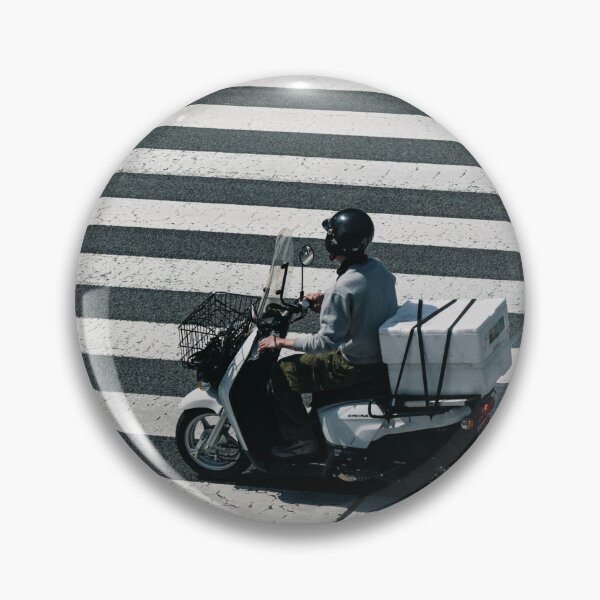 Item preview, Japanese White Crosswalk With Scooter  designed and sold by JonesyDave.