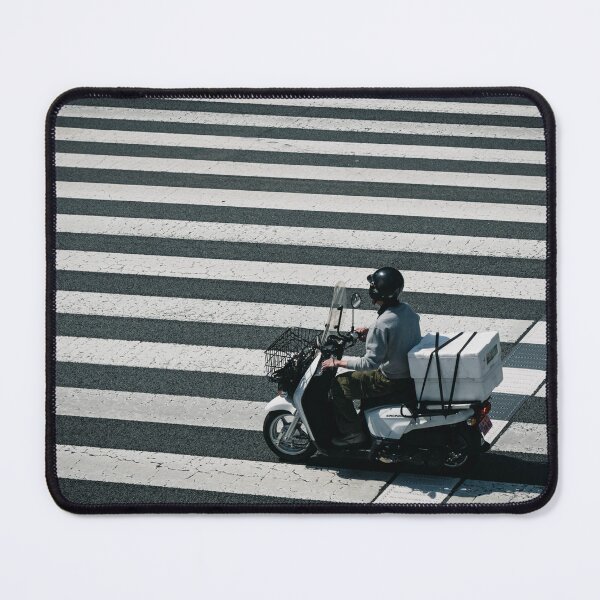 Item preview, Japanese White Crosswalk With Scooter  designed and sold by JonesyDave.