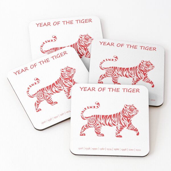 Item preview, Chinese Zodiac Tiger in paper cutout style designed and sold by unsungshop.