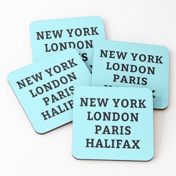 Item preview, New York, London, Paris, Halifax designed and sold by Jeallan Designs.