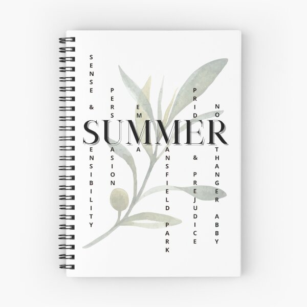 Item preview, SUMMER - Jane Austen novels design  designed and sold by MerytonGallery.
