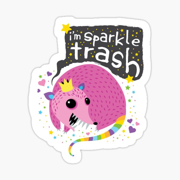 Sparkle Müll Sticker