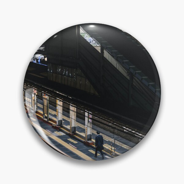 Item preview, Tokyo Train Station Platform at Night  designed and sold by JonesyDave.