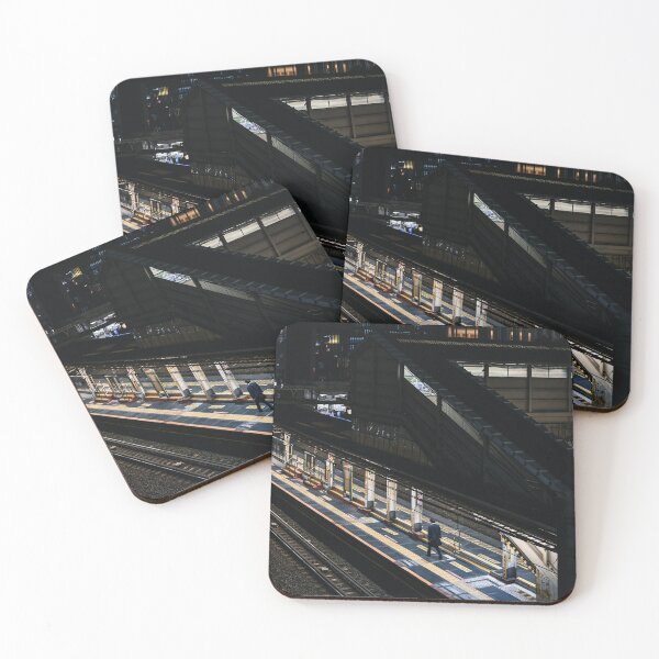 Item preview, Tokyo Train Station Platform at Night  designed and sold by JonesyDave.