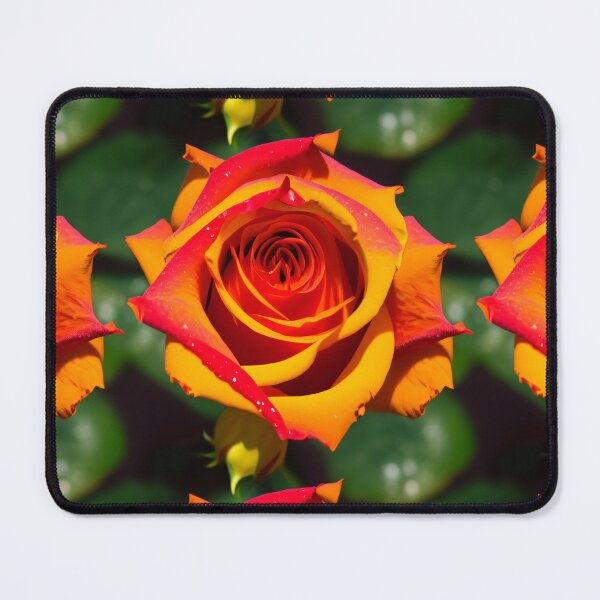 Item preview, Beautiful Red and OrangeSunset Rose Abstract Style Seamless Pattern #2 designed and sold by Infinitelypink.
