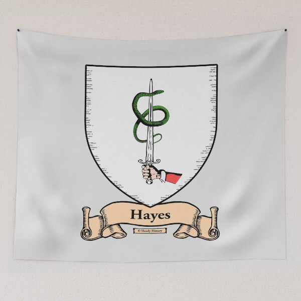 Item preview, HAYES - Coat of Arms - Family Crest designed and sold by HandyHistory.
