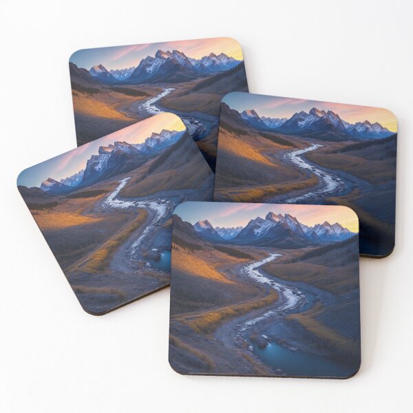 Item preview, Rocky Mountain Landscapes with Winding Rivers, Ai Generated Art designed and sold by AiGens.