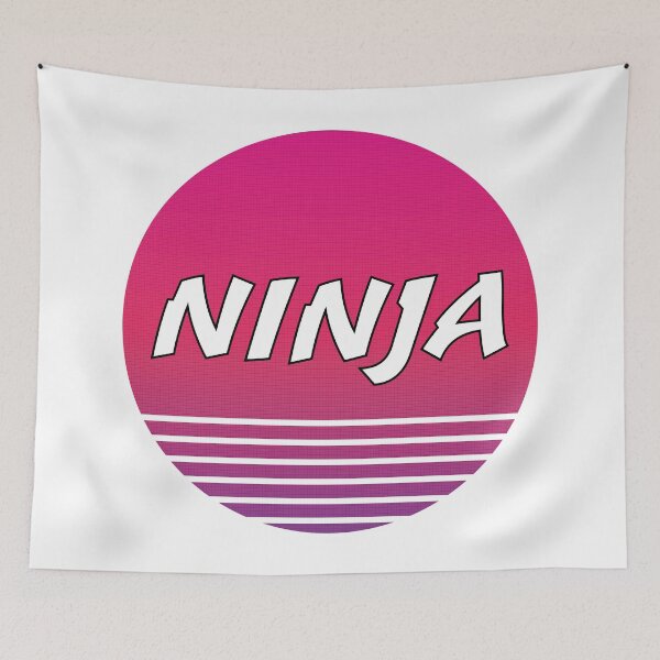 Item preview, Ninja - Outrun Style designed and sold by tealtile.