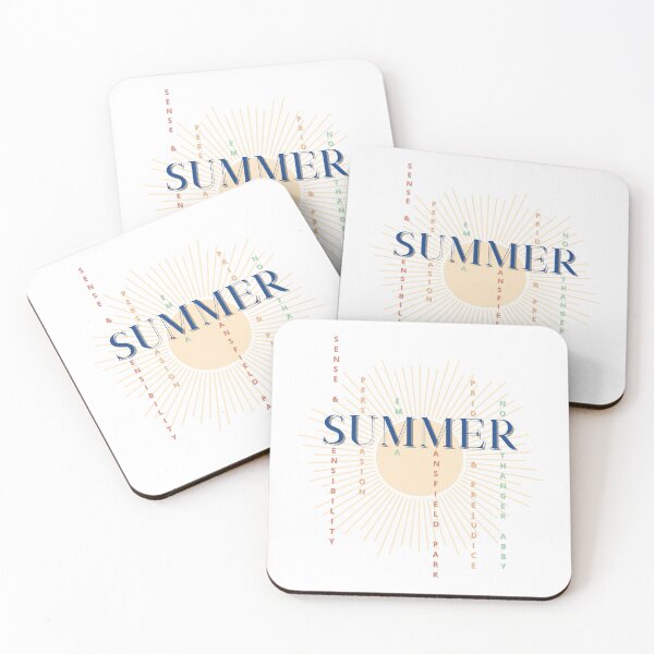 Item preview, SUMMER SUN - Jane Austen novels design  designed and sold by MerytonGallery.