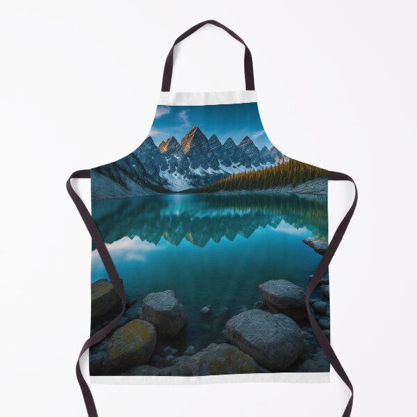 Item preview, Rocky Mountain Landscapes with Crystal-Clear Lakes, Ai Generated Art designed and sold by AiGens.