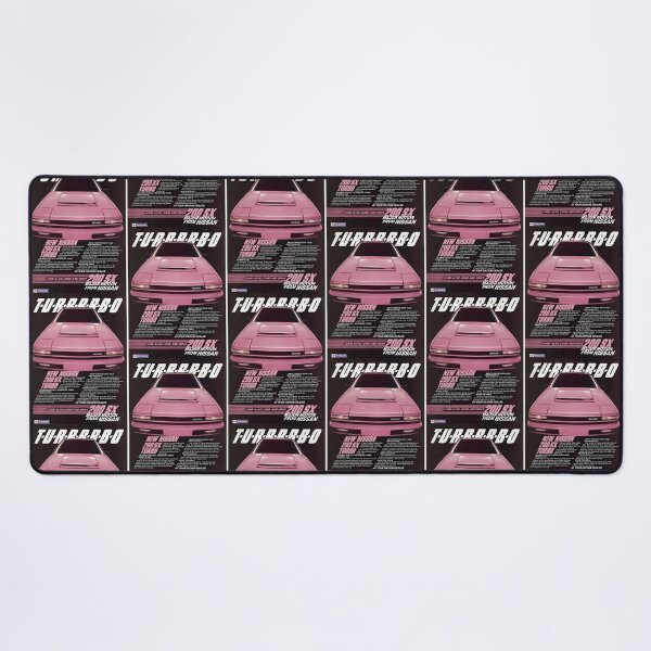 Item preview, Vintage Ad for Pink Nissan 200SX designed and sold by GarmentBlanche.