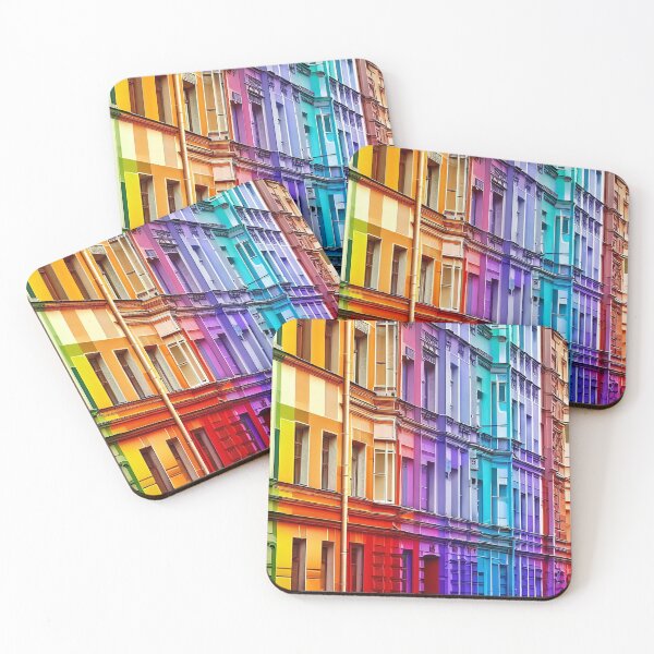 Item preview, Rainbow buildings facades  designed and sold by Reinvention.