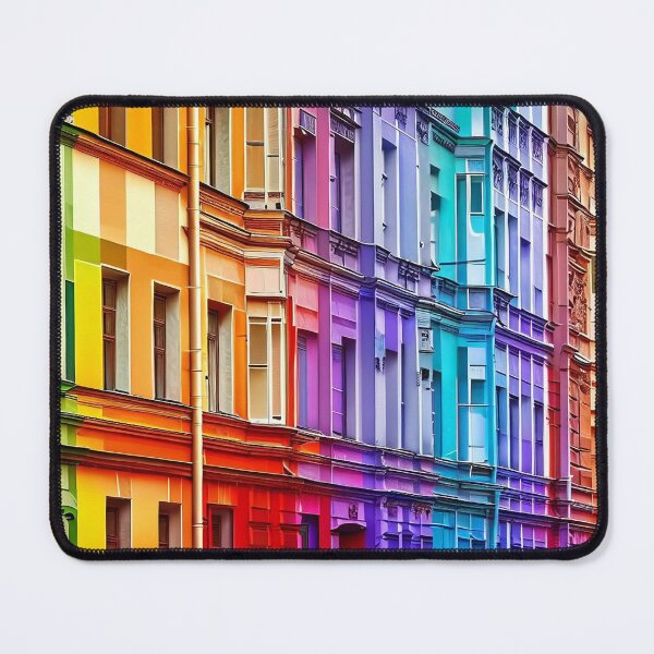 Item preview, Rainbow buildings facades  designed and sold by Reinvention.