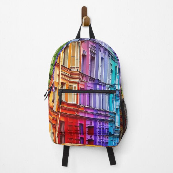 Item preview, Rainbow buildings facades  designed and sold by Reinvention.