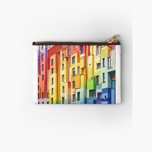 Aperçu de l'œuvre Rainbow buildings facades Nr. 2 créée et vendue par Reinvention.