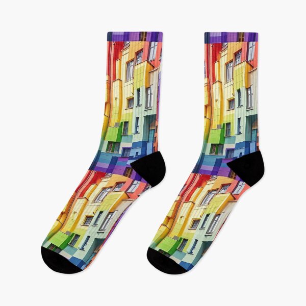 Item preview, Rainbow buildings facades Nr. 2 designed and sold by Reinvention.