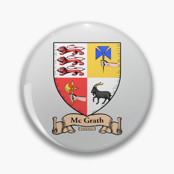 Item preview, MC GRATH - Coat of Arms - Family Crest designed and sold by HandyHistory.