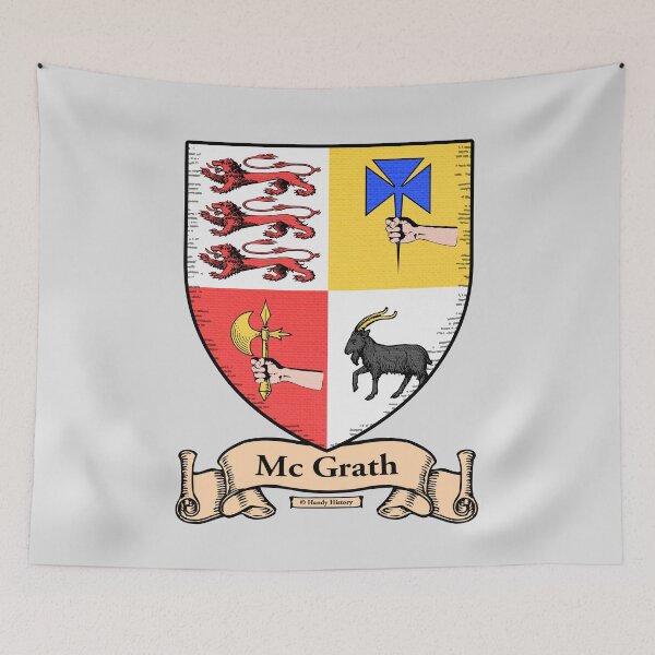 Item preview, MC GRATH - Coat of Arms - Family Crest designed and sold by HandyHistory.