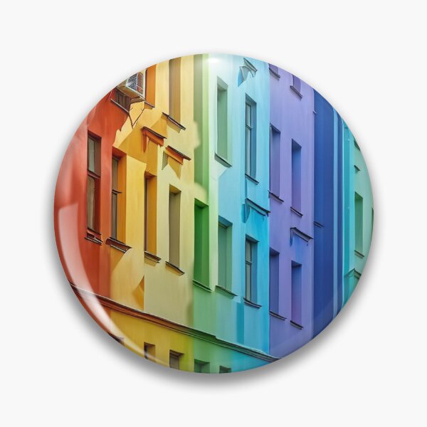 Item preview, Rainbow buildings facades Nr. 3 designed and sold by Reinvention.