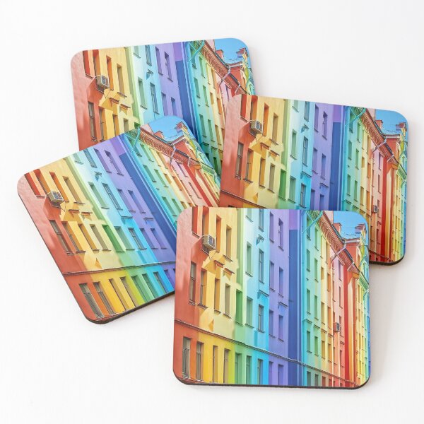 Item preview, Rainbow buildings facades Nr. 3 designed and sold by Reinvention.
