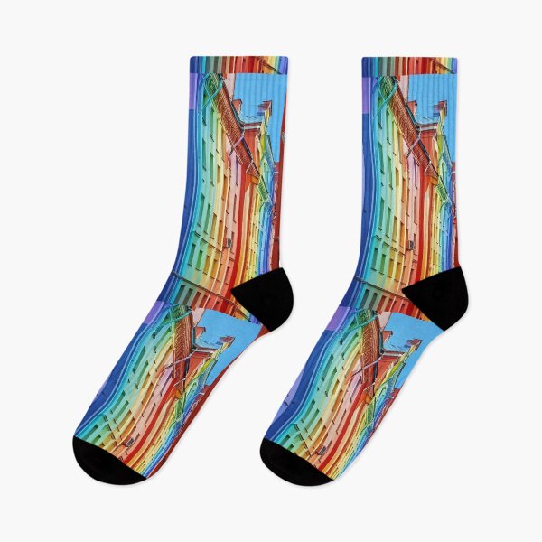 Item preview, Rainbow buildings facades Nr. 3 designed and sold by Reinvention.