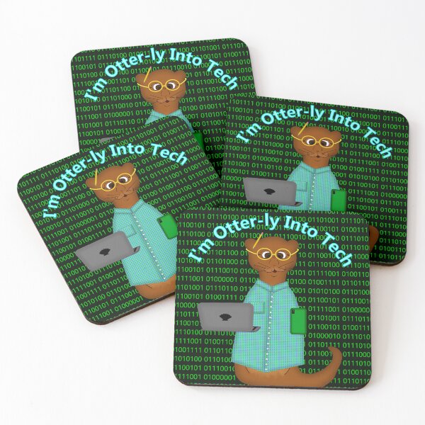 Item preview, I'm Otter-ly Into Tech designed and sold by OliverTheOtter.