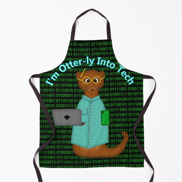 Item preview, I'm Otter-ly Into Tech designed and sold by OliverTheOtter.