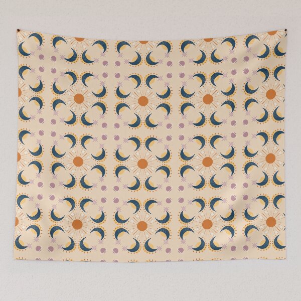 Item preview, Moon and sun pattern designed and sold by SabishCo.