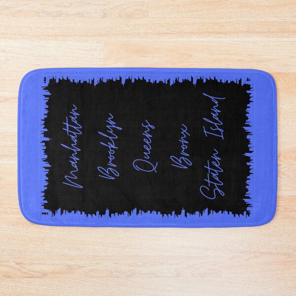 Item preview, NYC Skyline Aesthetic With 5 Boroughs - Royal Blue designed and sold by PunjabanJatti.