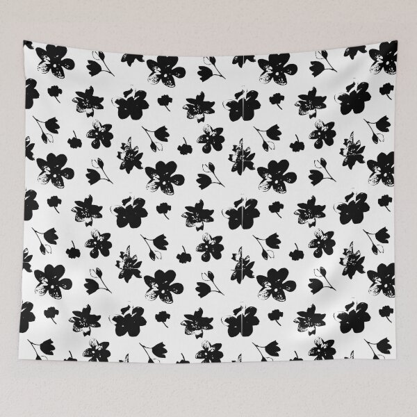 Item preview, Black floral seamless pattern background  designed and sold by Jayjaynaenae.