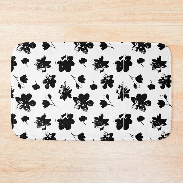 Item preview, Black floral seamless pattern background designed and sold by Jayjaynaenae.