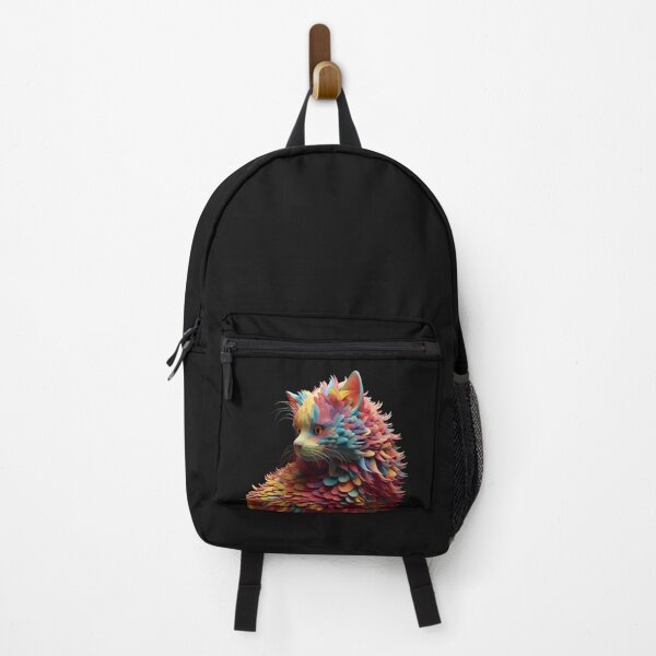 Item preview, multicolored scaly cat designed and sold by Banna Baber.