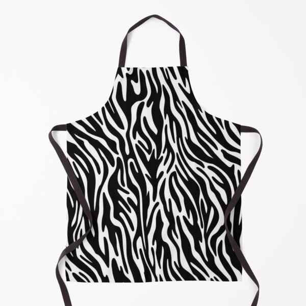 Item preview, Vector zebra skin seamless pattern. Animal fur stripes texture ornament. Curved wavy lines Stylish fashion illustration for design of fabric and textile designed and sold by MTShoppingLine.