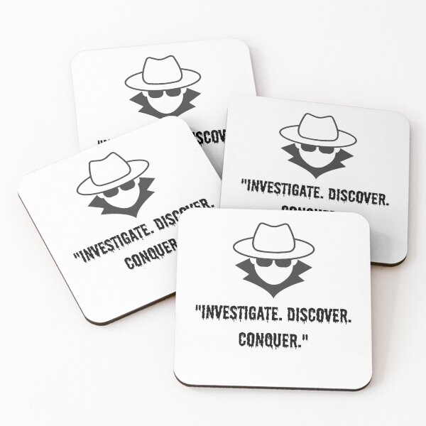 Item preview, Investigate. Discover. Conquer. Detective. Agent. designed and sold by DizzyShirts1.