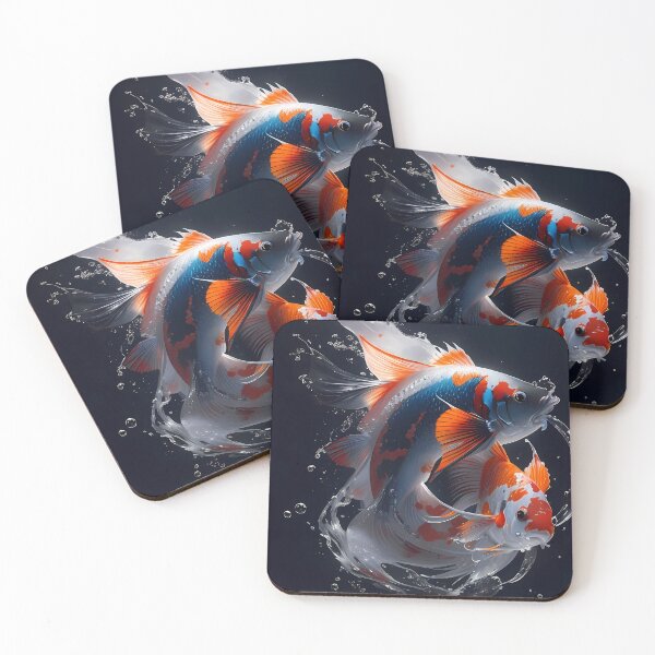 Item preview, Two Koi fish entertwined designed and sold by Vibranta Studio.