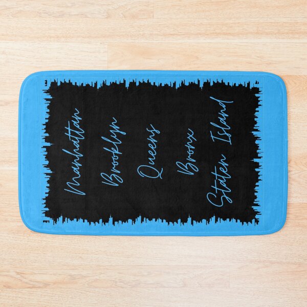 Item preview, NYC Skyline Aesthetic With 5 Boroughs - Light Blue designed and sold by PunjabanJatti.