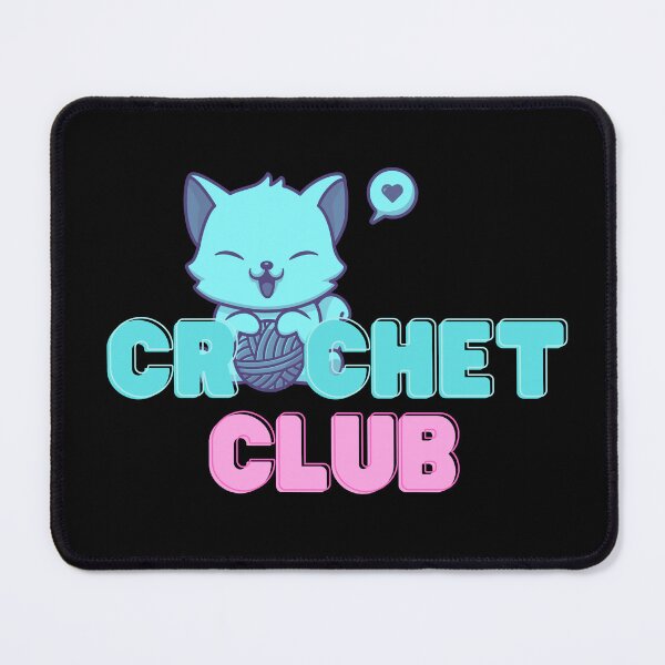 Item preview, Crochet Club Cat Lover Funny Meme Mom Gift designed and sold by YURISPACE.