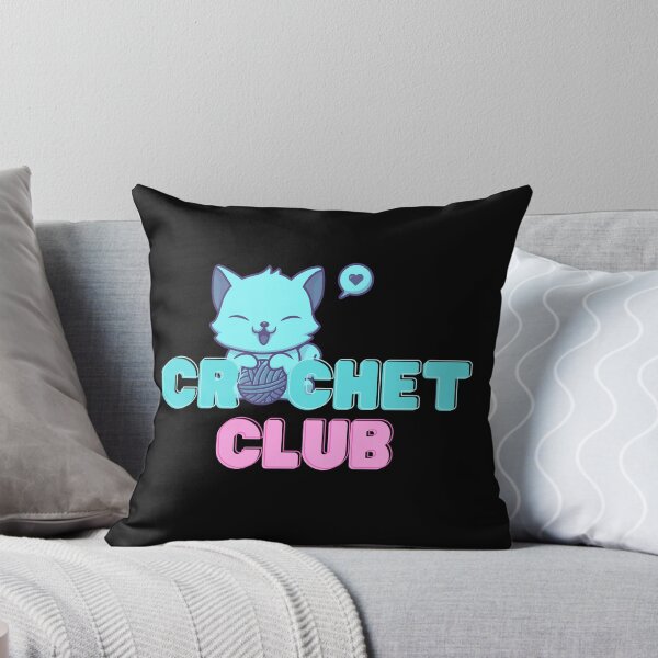 Item preview, Crochet Club Cat Lover Funny Meme Mom Gift designed and sold by YURISPACE.