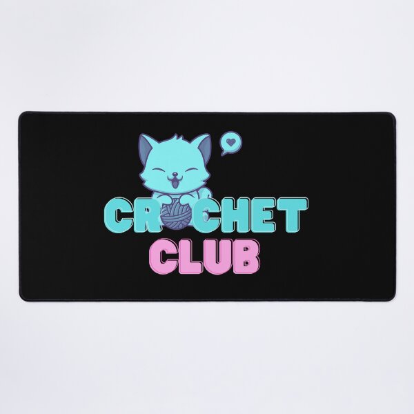 Item preview, Crochet Club Cat Lover Funny Meme Mom Gift designed and sold by YURISPACE.