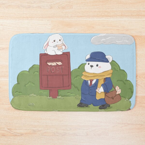 Item preview, Mailman Love Letter bear and Bunny | Bunniesmee  designed and sold by bunniesmee.