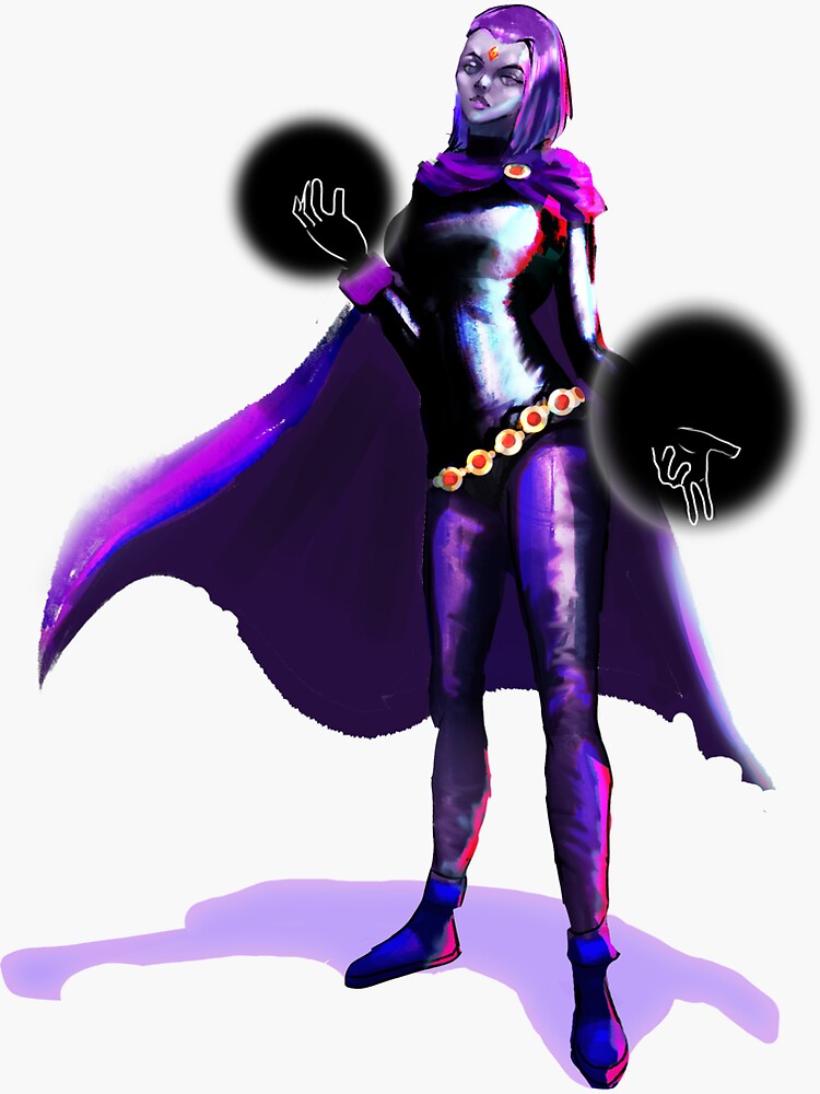 Raven.  Raven teen titans, Raven teen titans go, Teen titans fanart