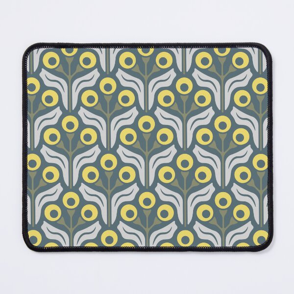 Item preview, KF 0041 F - Retro Vintage Flowers Minimalist 70s Modern Geometric Floral Pattern designed and sold by KhakiFinch.