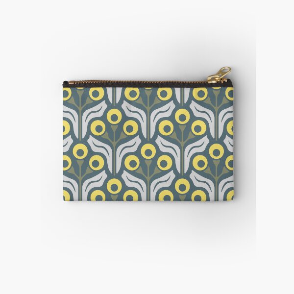 Item preview, KF 0041 F - Retro Vintage Flowers Minimalist 70s Modern Geometric Floral Pattern designed and sold by KhakiFinch.