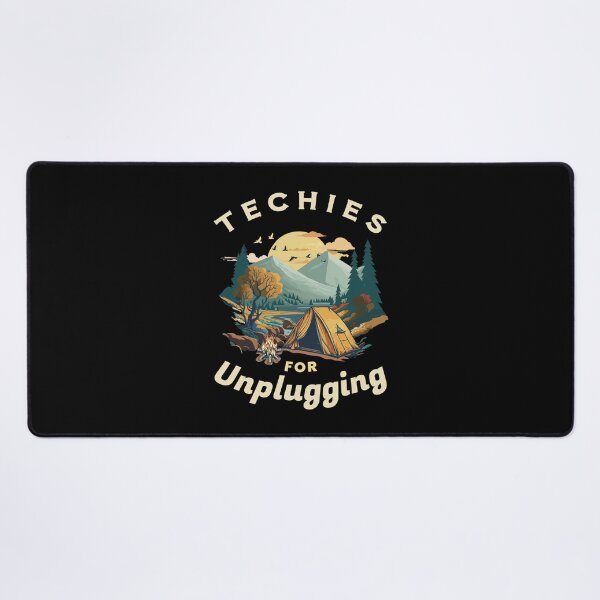 Item preview, Techies for Unplugging Outdoors IT Computer Professional designed and sold by The Junto Shop.