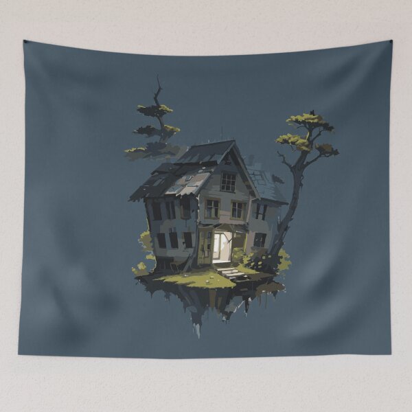 Item preview, Floating little house designed and sold by MayoVinylStore.