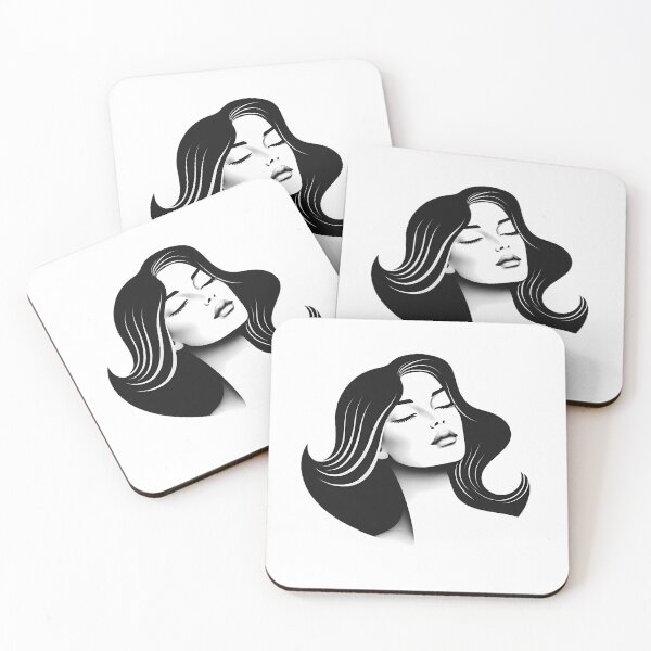 Item preview, Glamourous Lady (Vintage, Black and White) designed and sold by AwesomeAiArt.