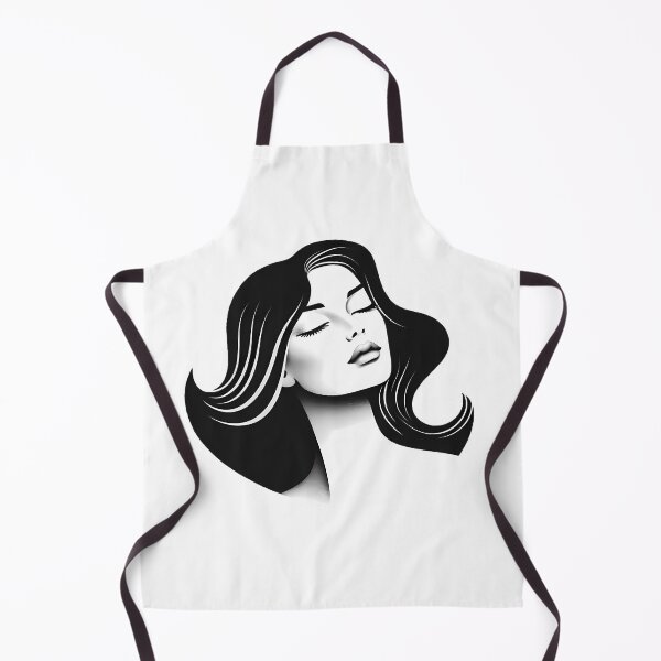 Item preview, Glamourous Lady (Vintage, Black and White) designed and sold by AwesomeAiArt.